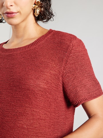 ONLY Sweter 'ONLSUNNY' w kolorze czerwony
