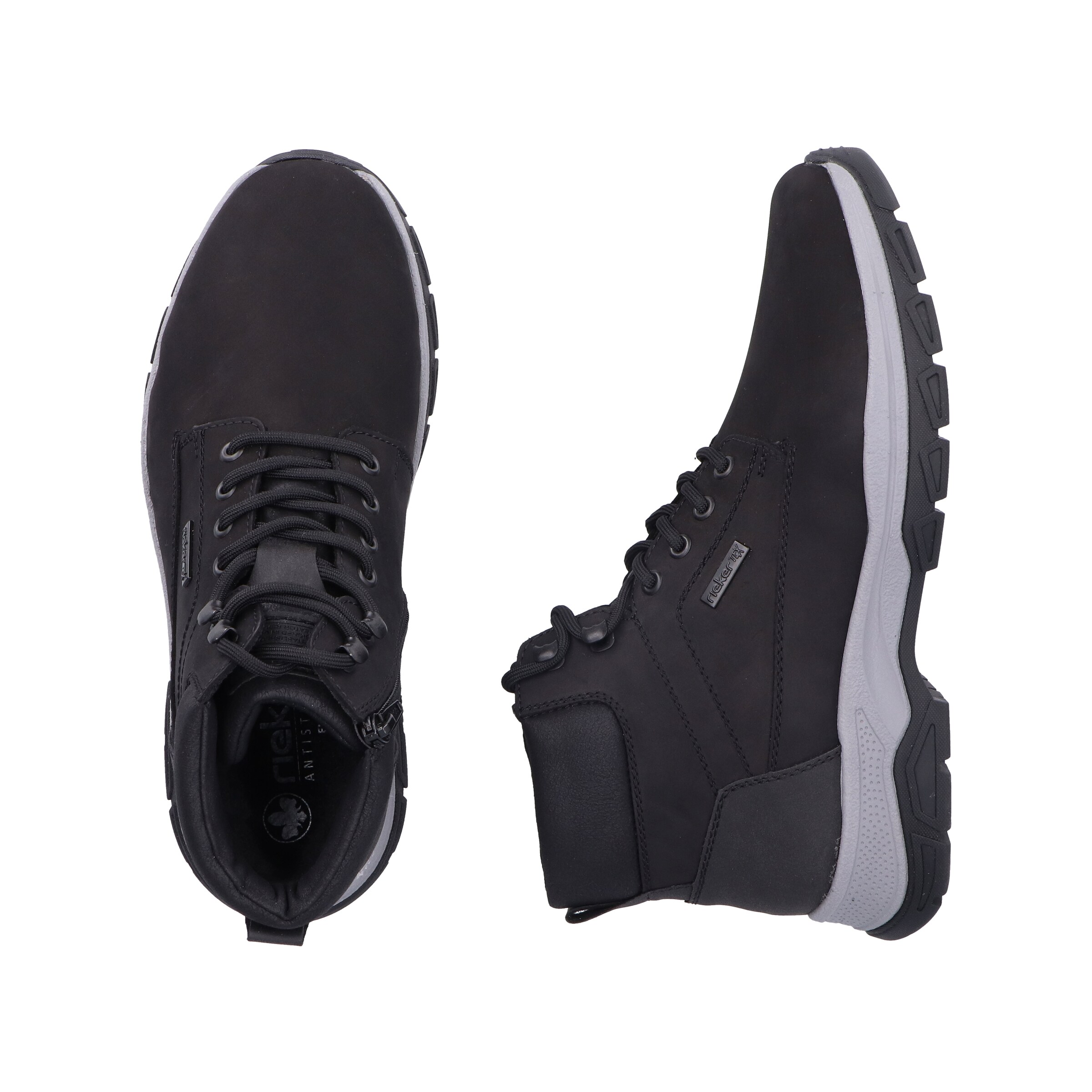 Rieker - Botas com atacadores '3024' em preto