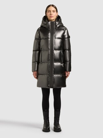 khujo - Abrigo de invierno 'Haya3 Shiny' en negro