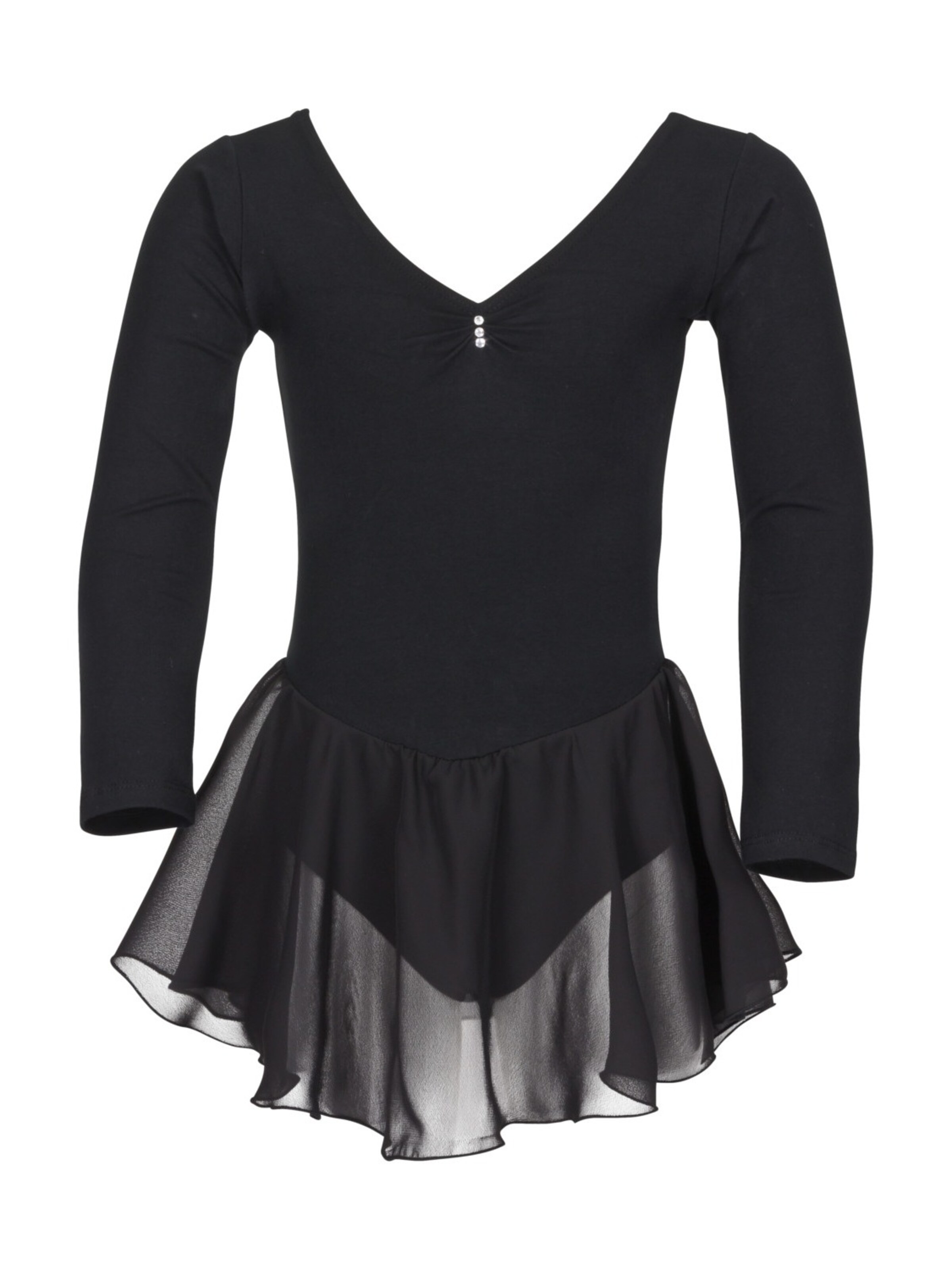 Tanzmuster Sports Dress 'Anna' in Black: front