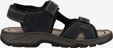 Rieker Hiking Sandals in Blue