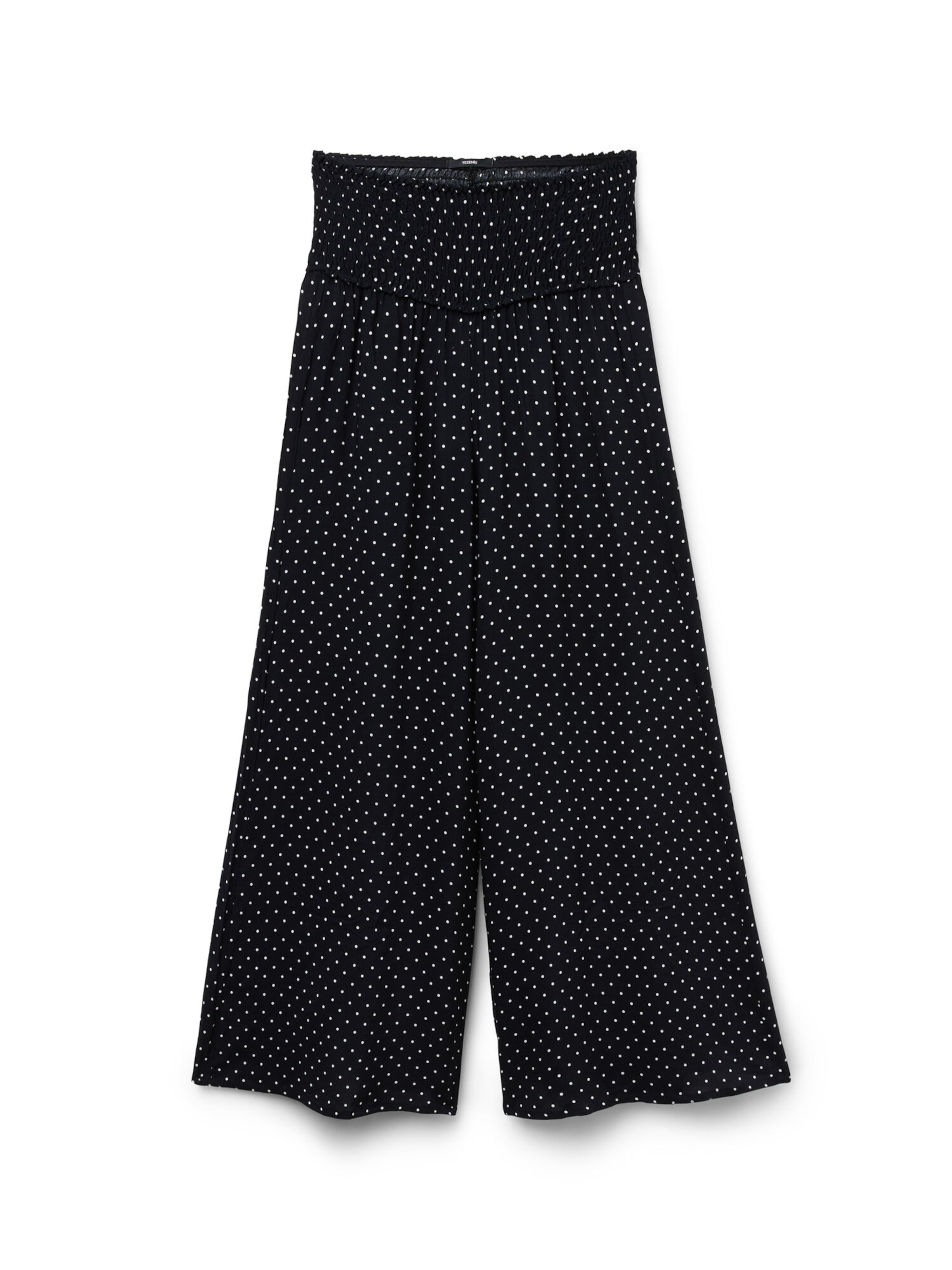 Tezenis Wide leg Pants in Black: front