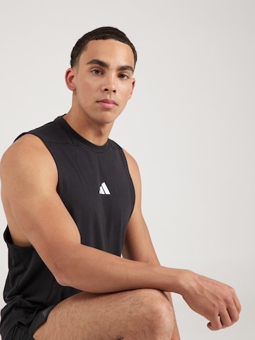 ADIDAS PERFORMANCE Performance Shirt 'D4T Workout' in Black