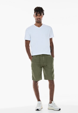 Street One MEN Regular Chino Pants in Green