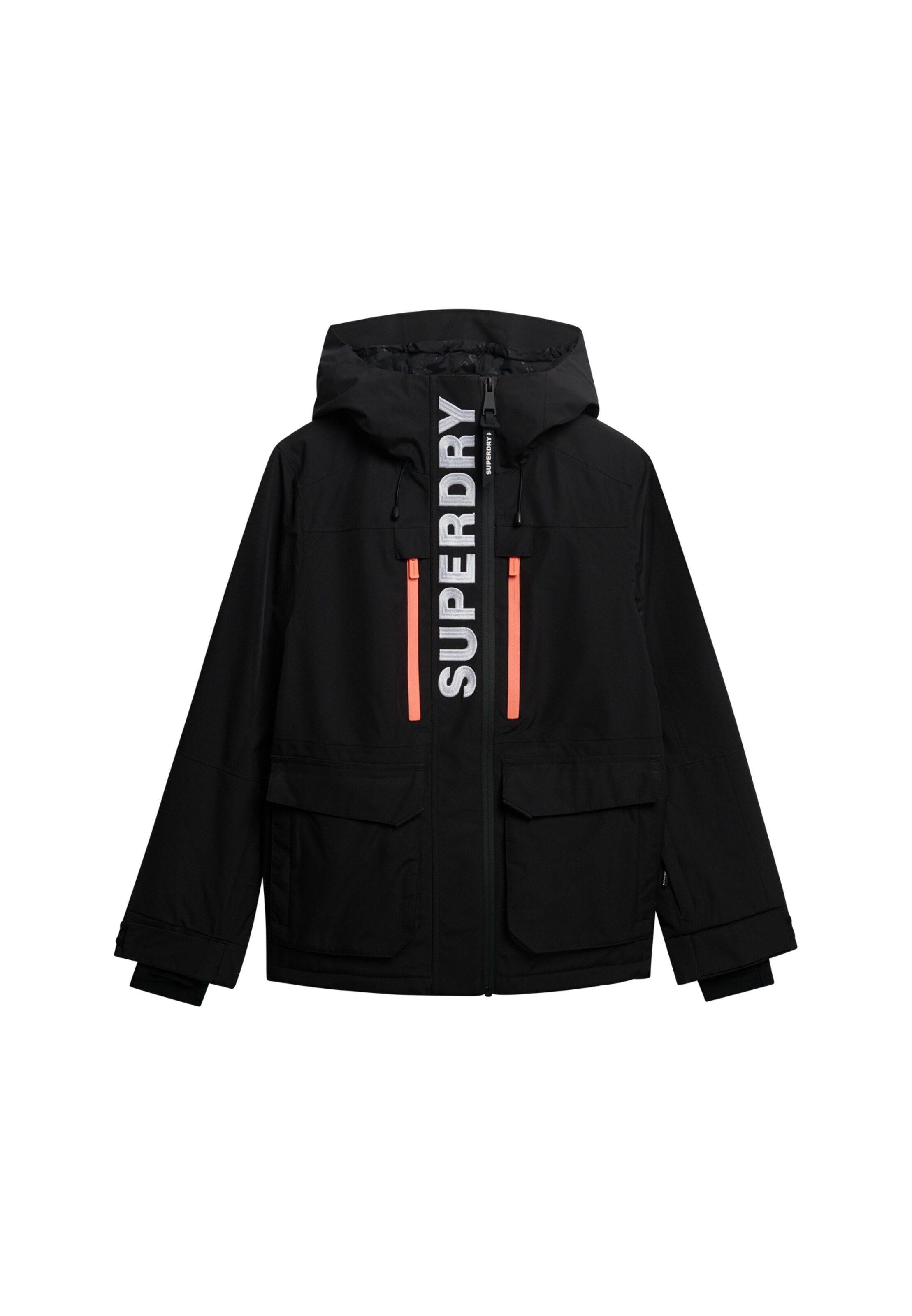 Superdry Functionele jas in Zwart: voorkant