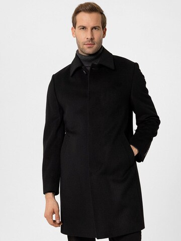 Moxx Paris Between-seasons coat 'Fernando' in Black: front