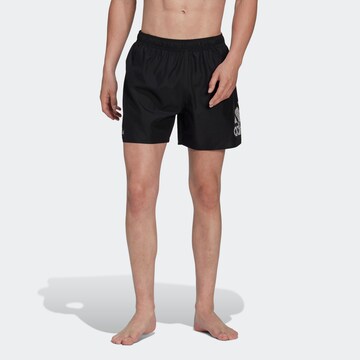 ADIDAS SPORTSWEAR Boardshorts in Zwart: voorkant