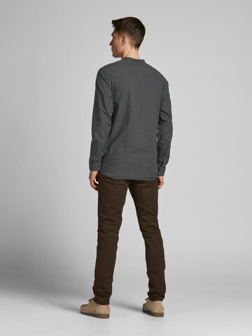 JACK & JONES Slim Fit Hemd in Grau