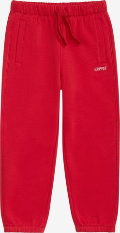 ESPRIT Loose fit Pants in Red: front