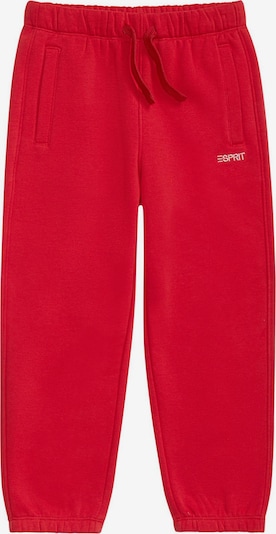 ESPRIT Pantalon en rouge foncé / blanc, Vue avec produit