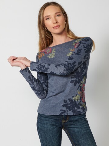 KOROSHI Shirt in Blauw