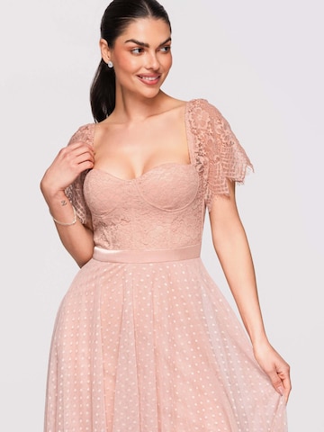 Ombre Dress in Beige