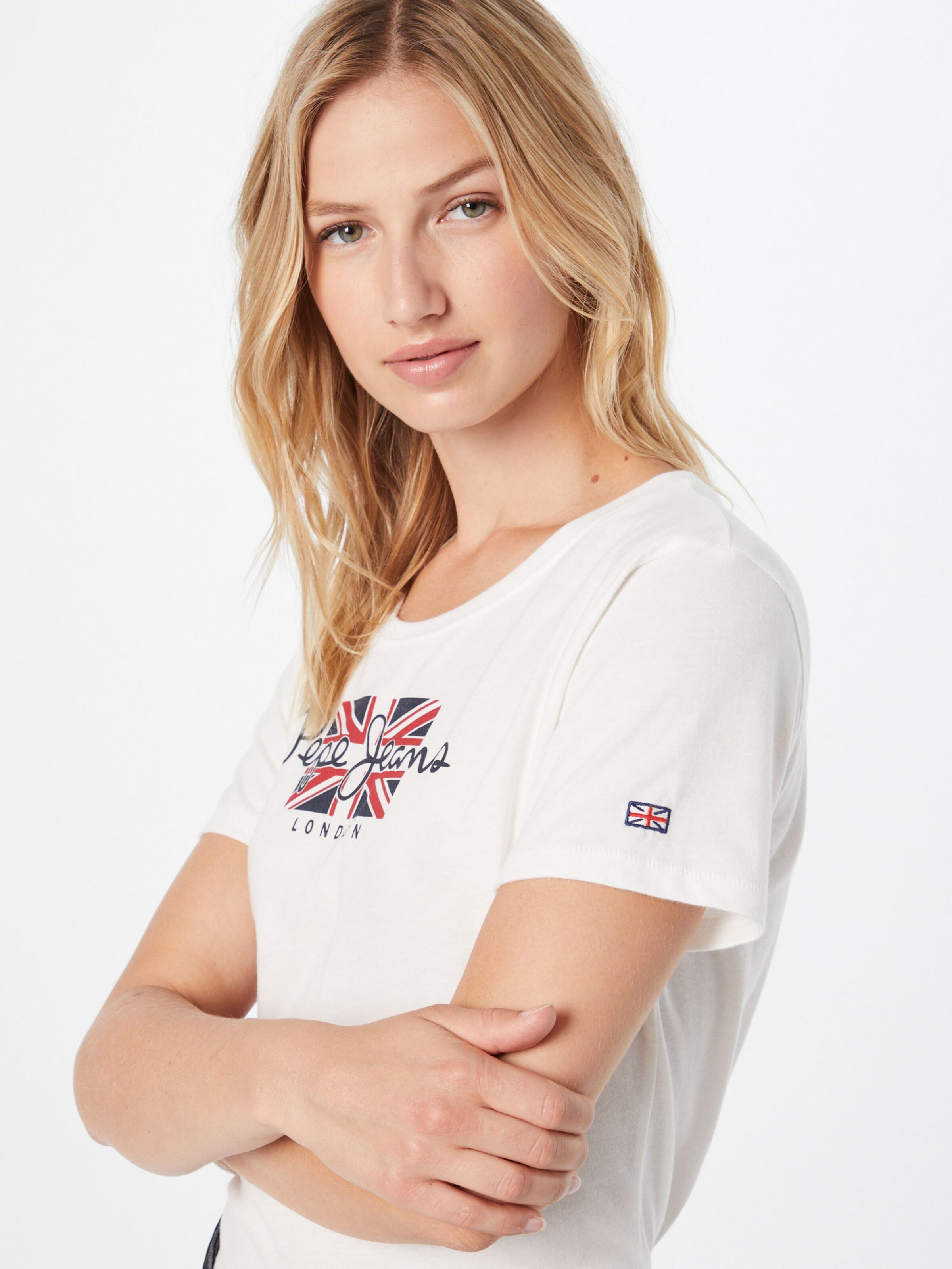 Frauen Shirts & Tops Pepe Jeans Shirt in Weiß - VI93236 Frauen Shirts & Tops Pepe Jeans Shirt in Weiß - VI93236