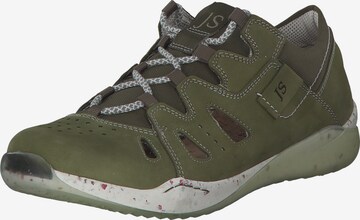 JOSEF SEIBEL Athletic Lace-Up Shoes 'Ricardo 11' in Green: front