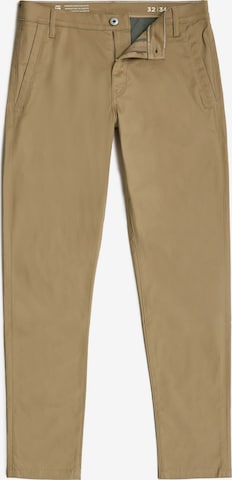 Pantalon chino G-STAR en beige : devant