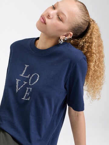 JDY T-Shirt 'JDYPENNY' in Blau