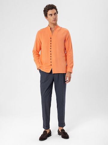 Antioch Regular fit Button Up Shirt in Orange