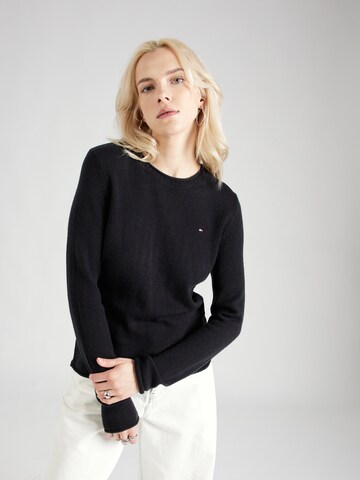 TOMMY HILFIGER Sweater in Black: front