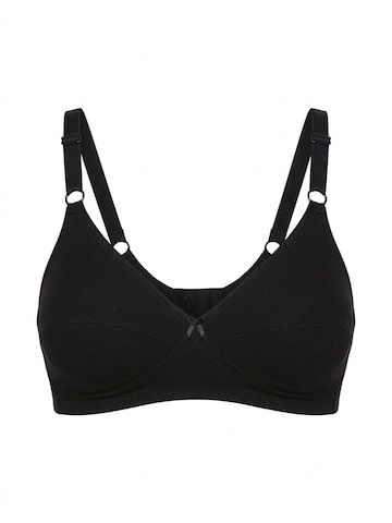 Spiman Bra 'Mira' in Black: front
