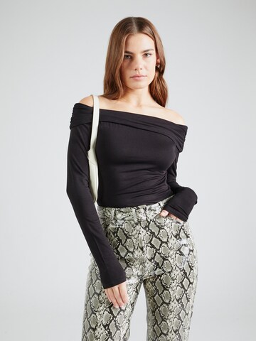 ONLY - Camiseta en negro: frente