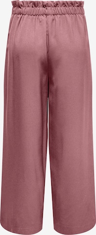 ONLY Bő szár Élére vasalt nadrágok 'Lizzo' - rózsaszín