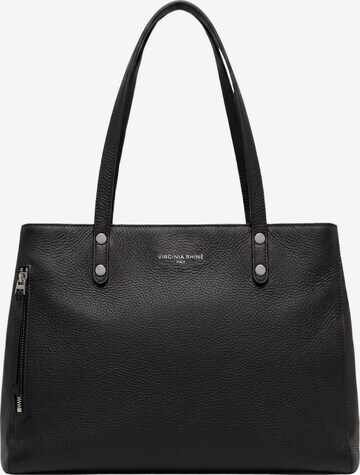 Borsa a spalla 'Borsa a Spalla Pelle Genuina Virginia Rhinè 36x27 cm' di Virginia Rhinè in nero: frontale