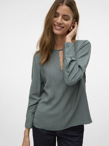 VERO MODA Bluse i grøn