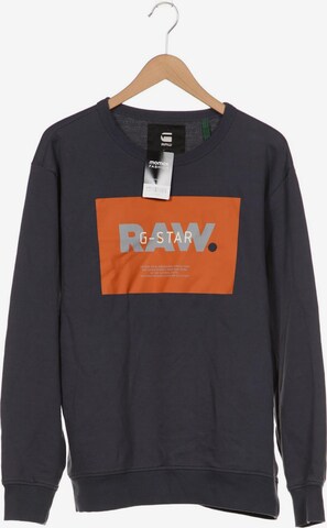 G-Star RAW Sweatshirt & Zip-Up Hoodie in XL in Grey: front