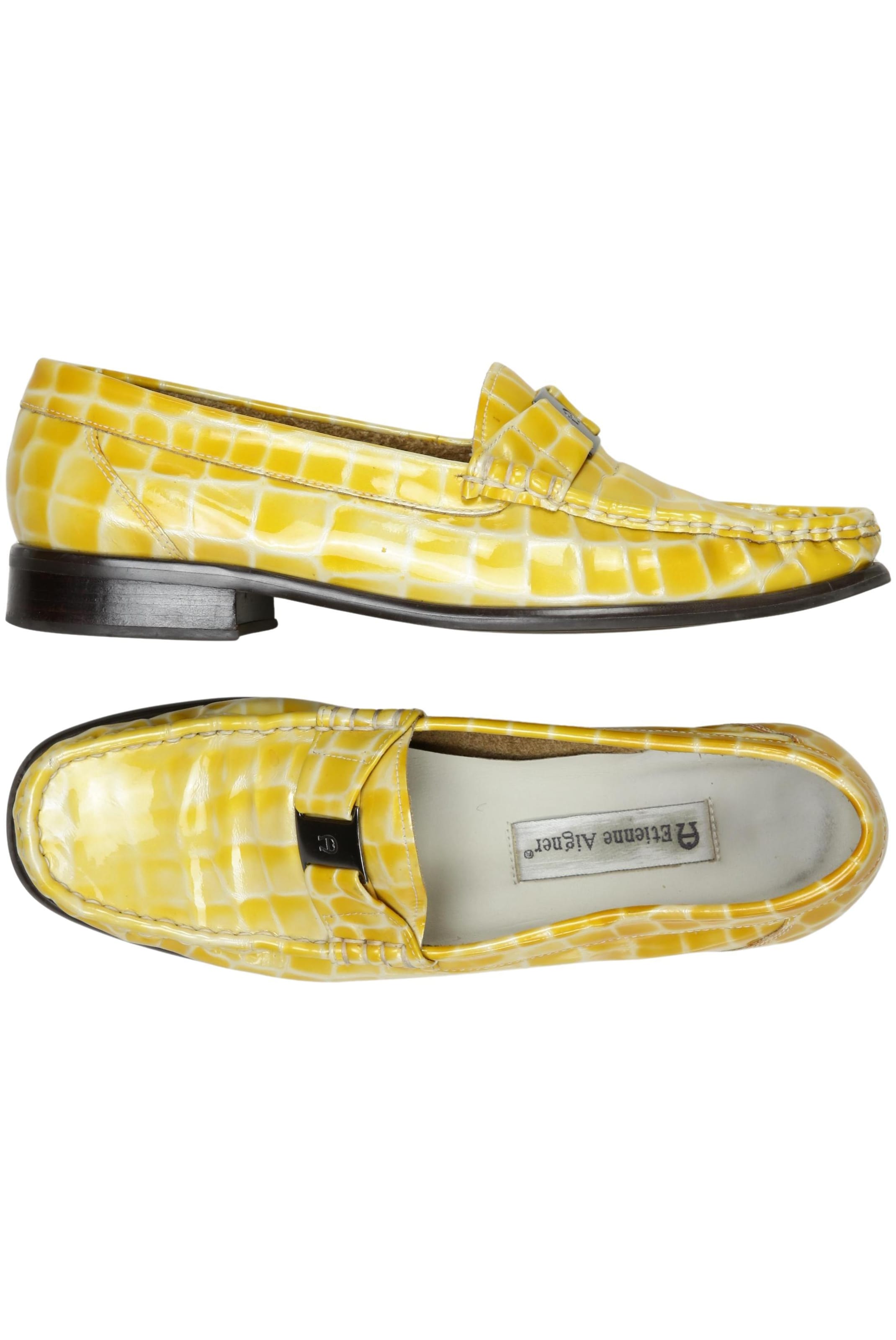AIGNER Flats & Loafers in 43 in Yellow: front