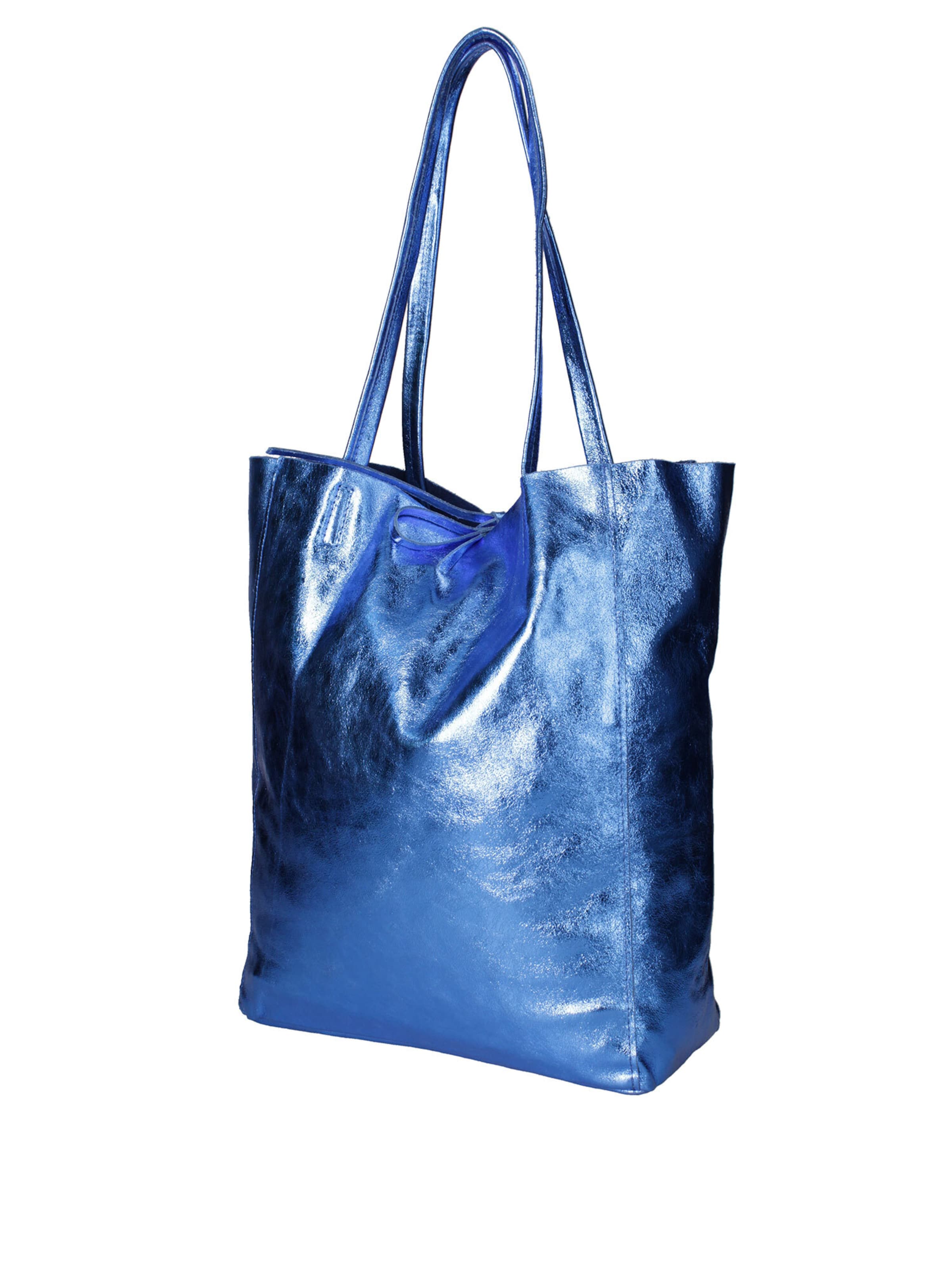 Shopper di Gave Lux in blu: frontale