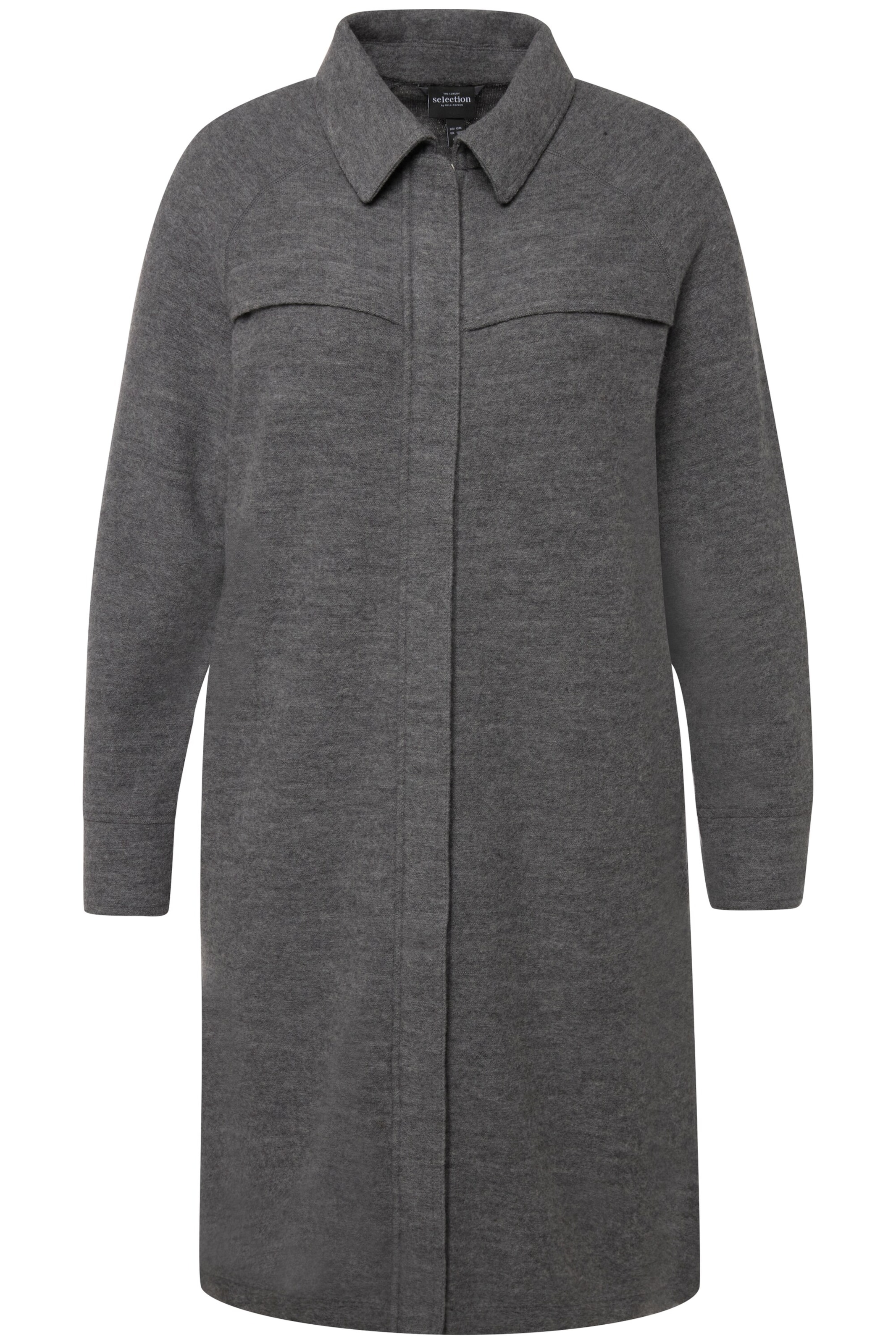 Ulla Popken Tussenjas in Grijs: voorkant