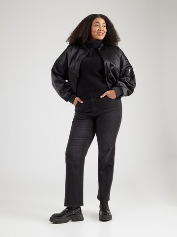 ONLY Carmakoma Regular Jeans 'CARMEGAN' in Black