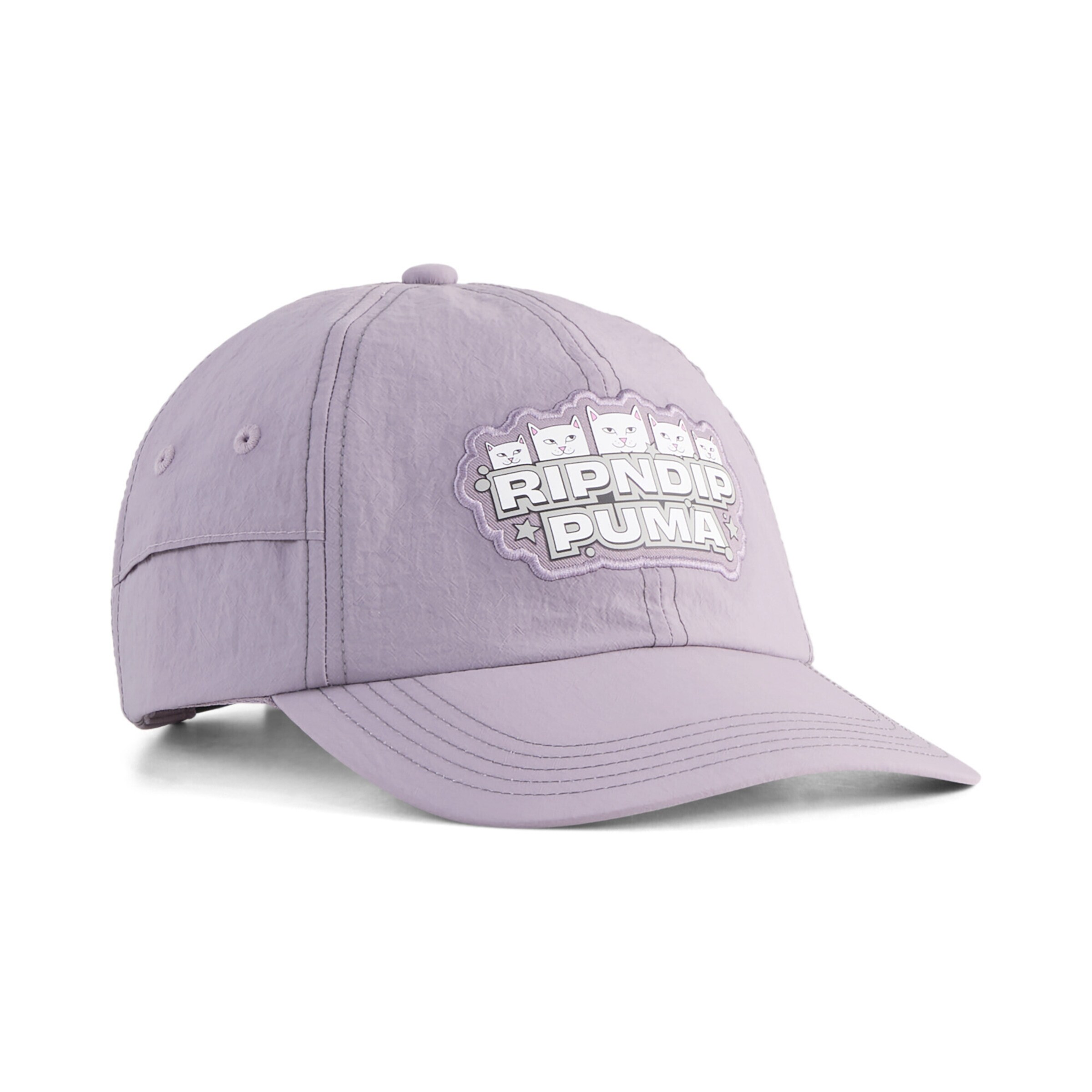 PUMA Cap 'PUMA x RIPNDIP' in Purple: front