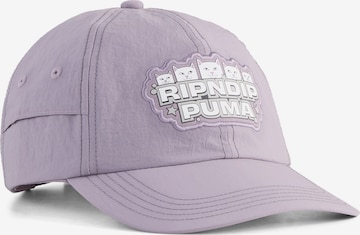 PUMA Cap 'PUMA x RIPNDIP' in Purple: front