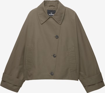 Pull&BearPrijelazni kaput - zelena boja: prednji dio