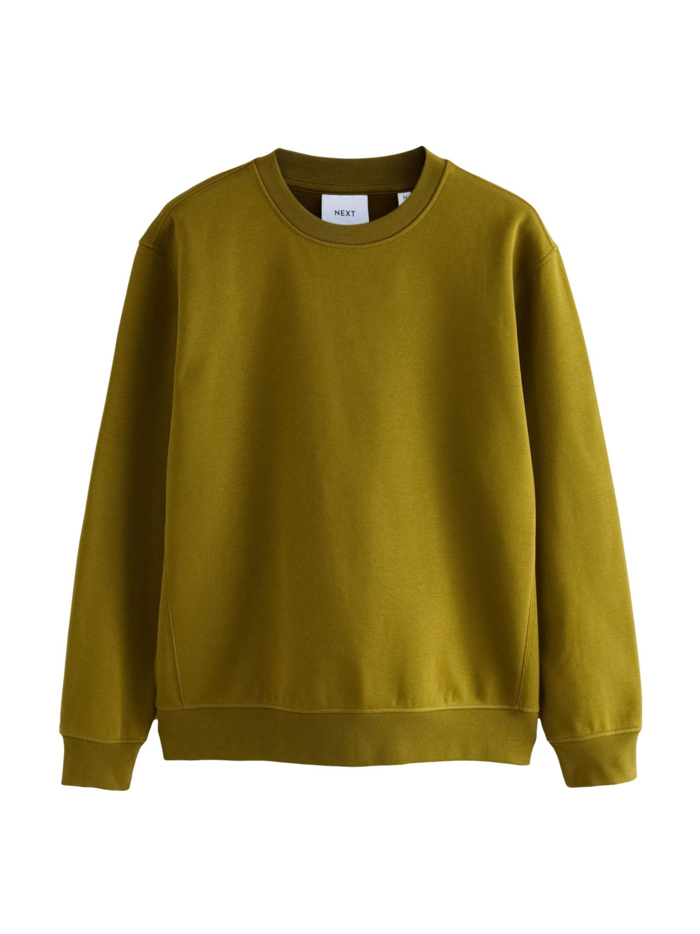 Next Sweatshirt i grön: framsida