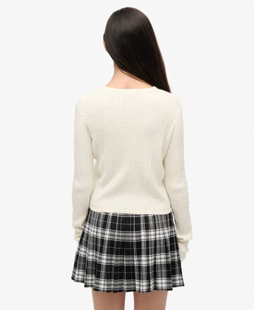 Cardigan Superdry en blanc