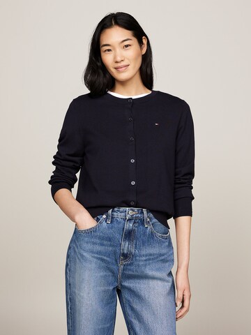 TOMMY HILFIGER Knit Cardigan in Blue: front