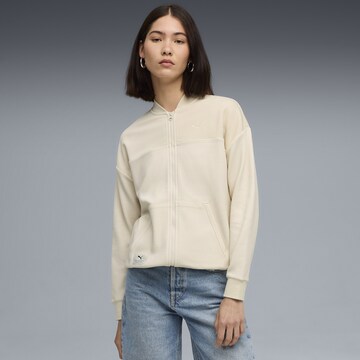 PUMA Sweat jacket 'Class' in White: front