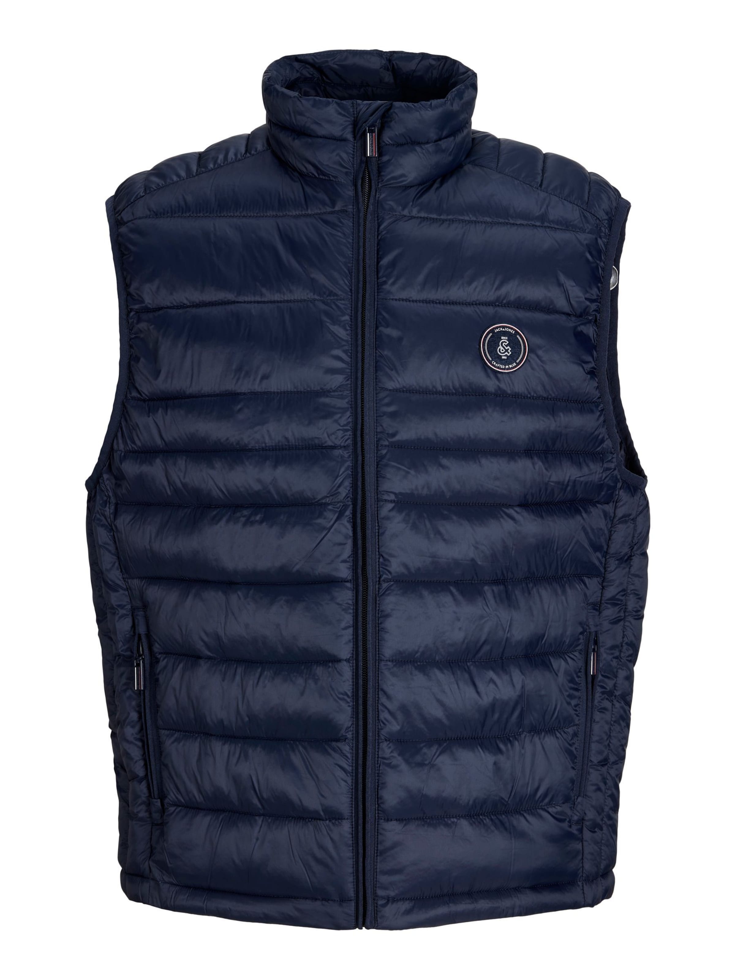 JACK & JONES Bodywarmer 'JJEKingsley' in Blauw: voorkant