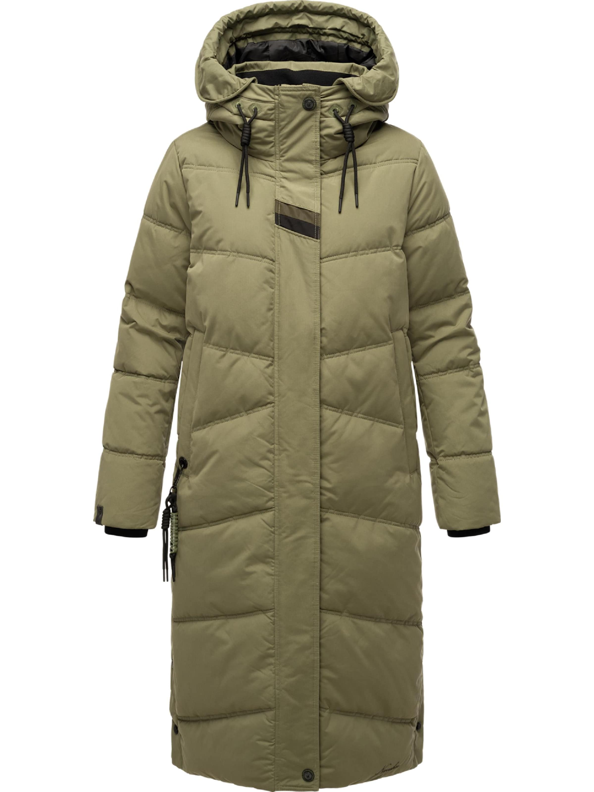 Manteau d’hiver 'Kuschelmausi' NAVAHOO en vert : devant