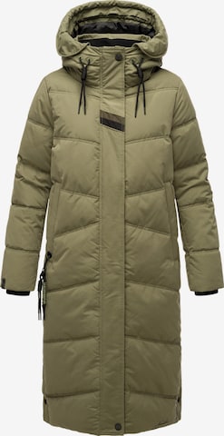 Manteau d’hiver 'Kuschelmausi' NAVAHOO en vert : devant