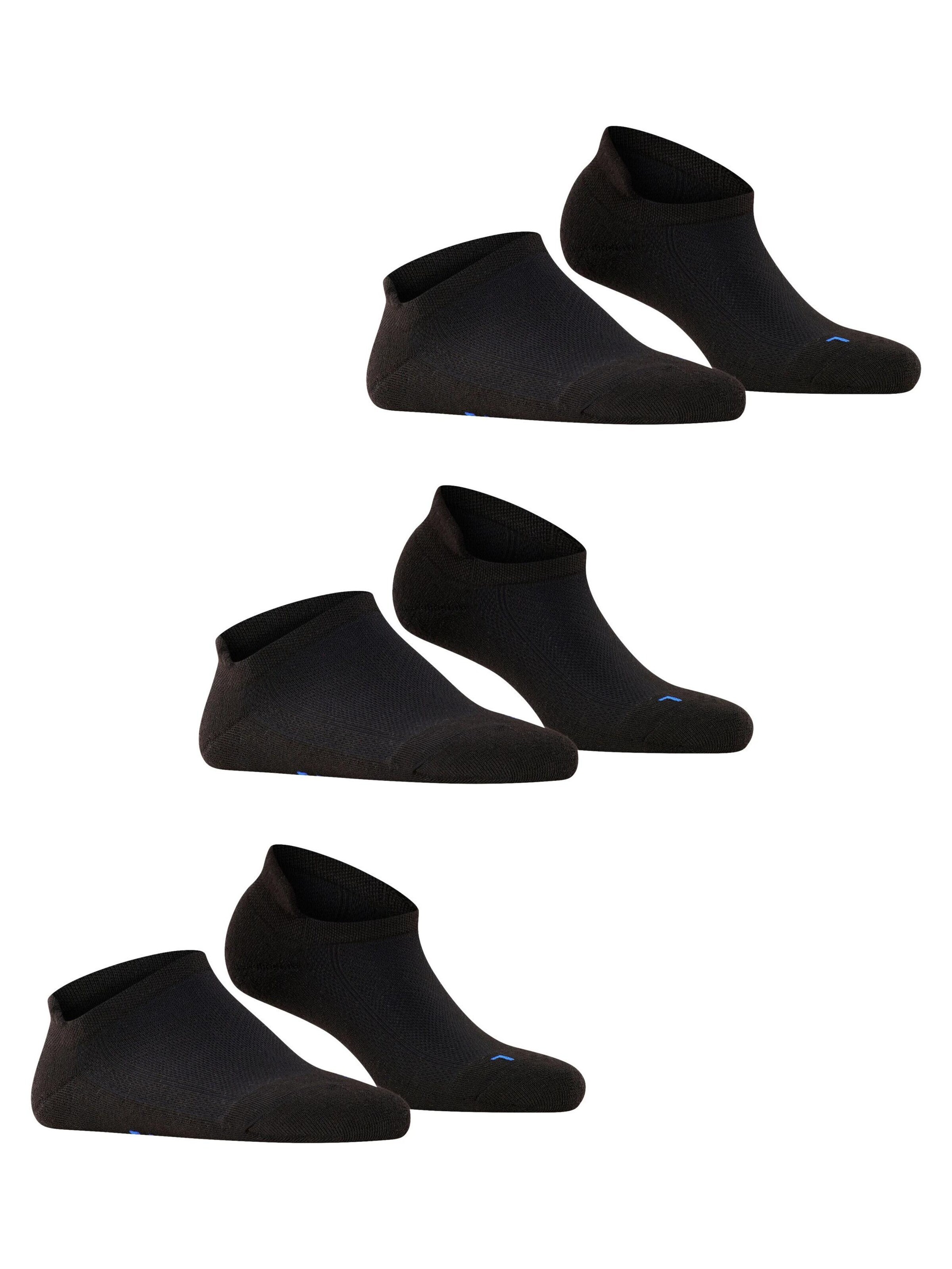 FALKE Socken 'Cool Kick 3-Pack'‌‌‌‌‌‌‌‌‌‌ in Schwarz