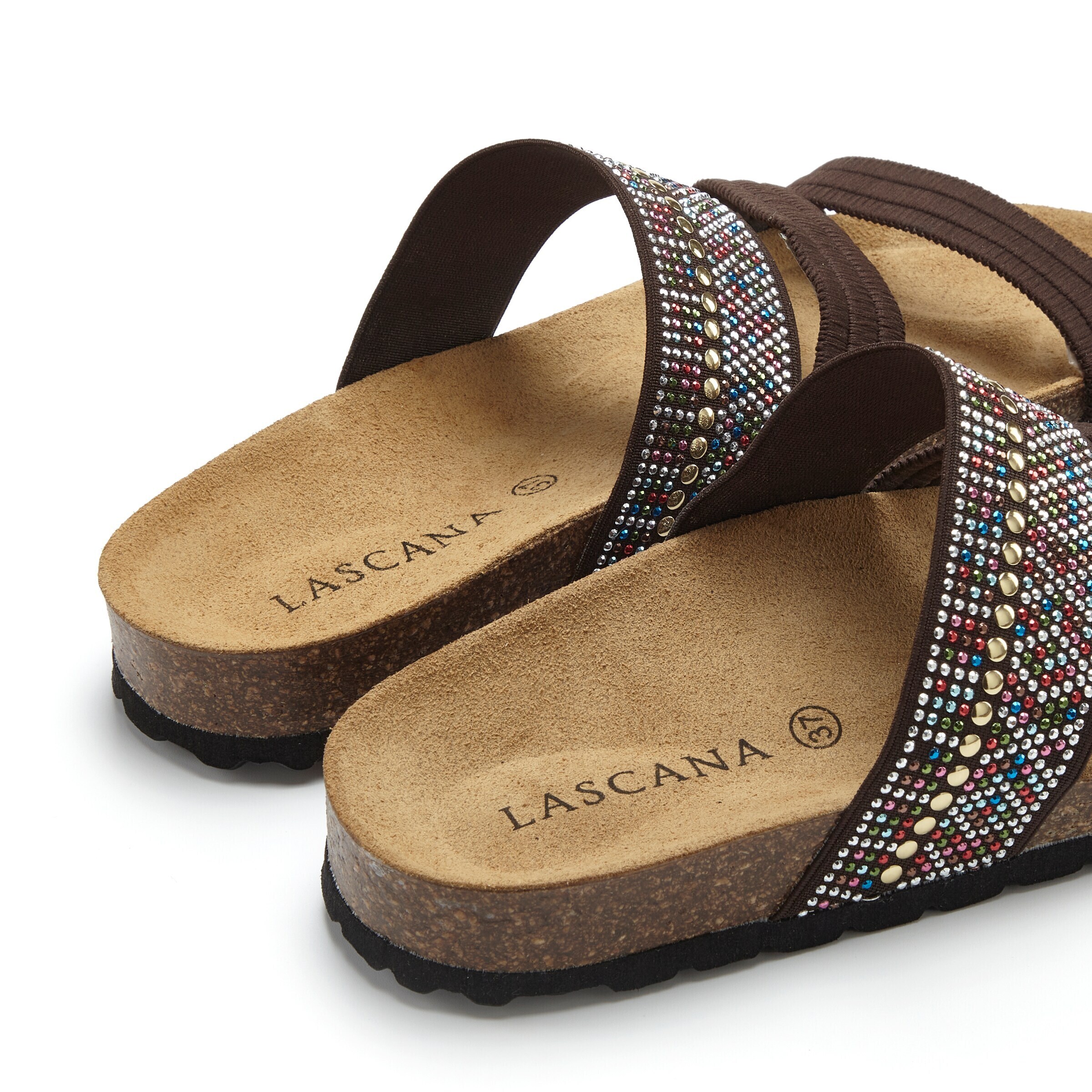 LASCANA Pantolette in Braun