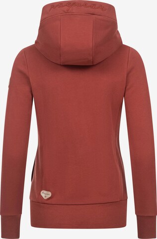 Ragwear Zip-Up Hoodie 'Emer' in Red