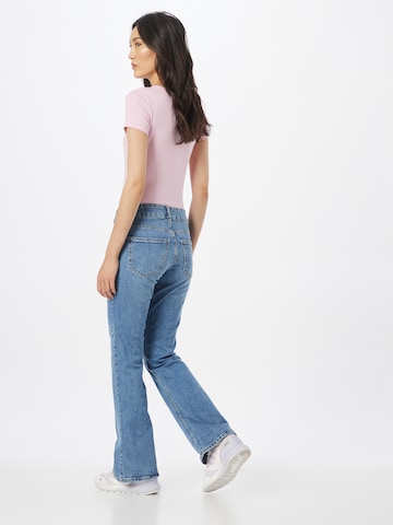 Gina Tricot Bootcut Jeans 'Y2k' i blå