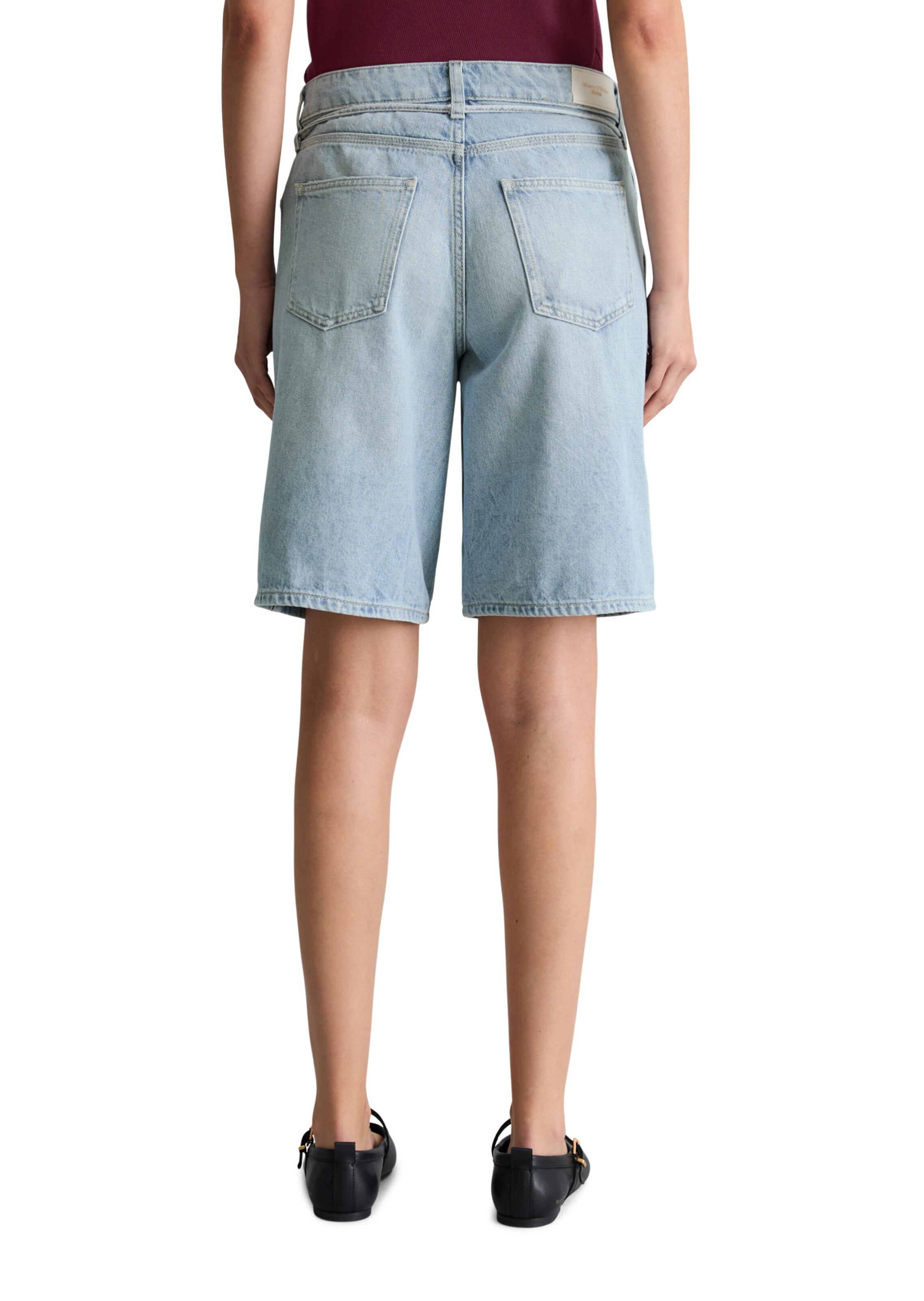 Marc O'Polo DENIM Wide leg Jeans 'Jonnda' in Blauw