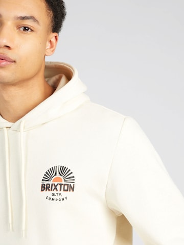 Brixton Sweatshirt 'RISING SUN' i hvid