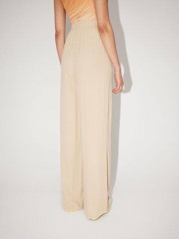 LeGer by Lena Gercke Wide leg Trousers 'Paula' in Beige: back