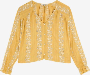 Camicia da donna di Scalpers in giallo: frontale